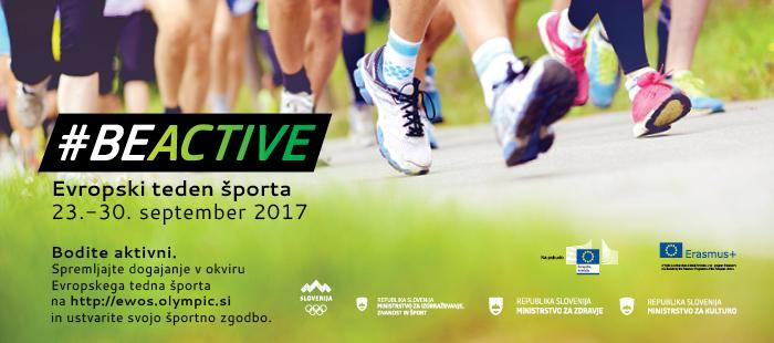 EVROPSKI TEDEN ŠPORTA (ETŠ): 23.-30. SEPTEMBER 2017