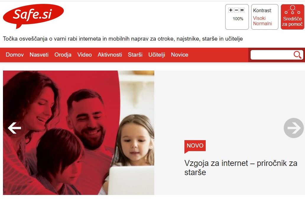 Vzgoja za internet – priročnik za starše