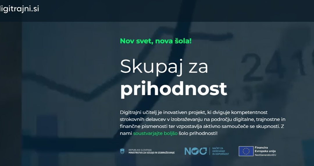 Tudi OŠ Loka vključena v projekt DIGITRAJNI UČITELJ