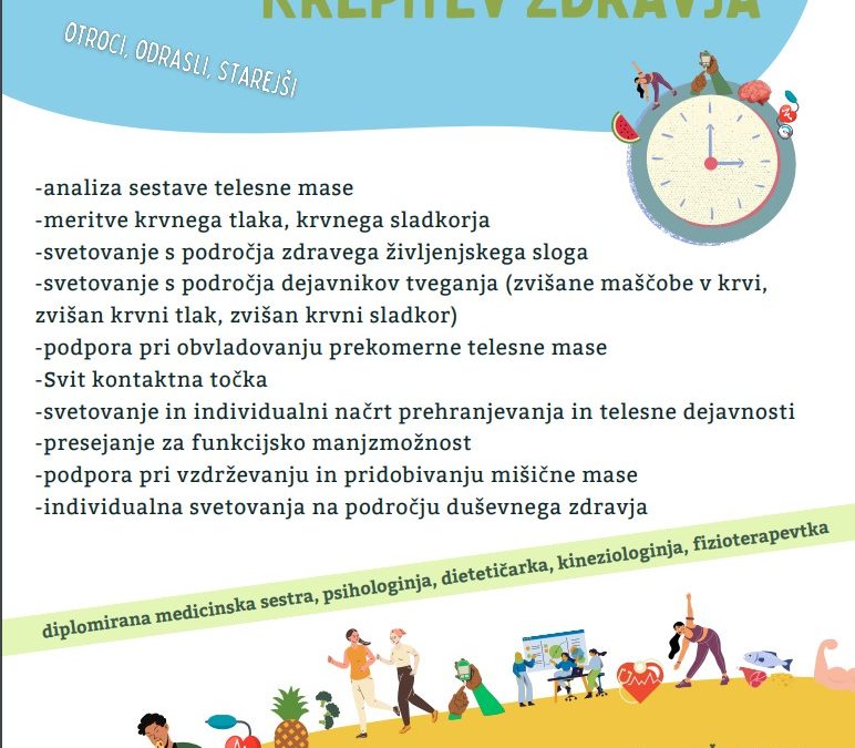 POGOVORNE URE ZA KREPITEV ZDRAVJA