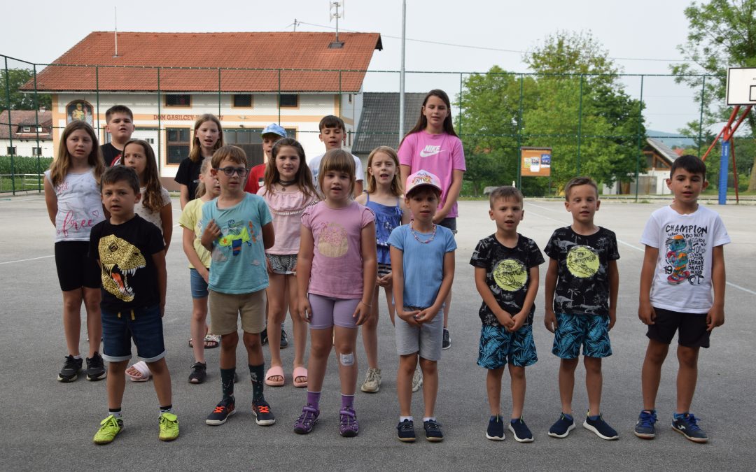 Slovo od petošolcev na PŠ Griblje