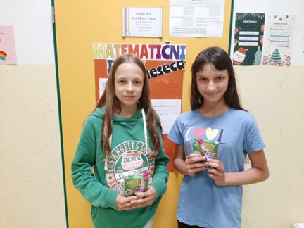 NAGRAJENCI APRILSKEGA IN MAJSKEGA MATEMATIČNEGA IZZIVA