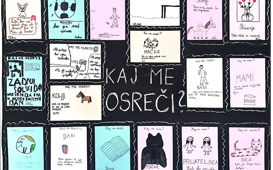 »Kaj me osreči?«