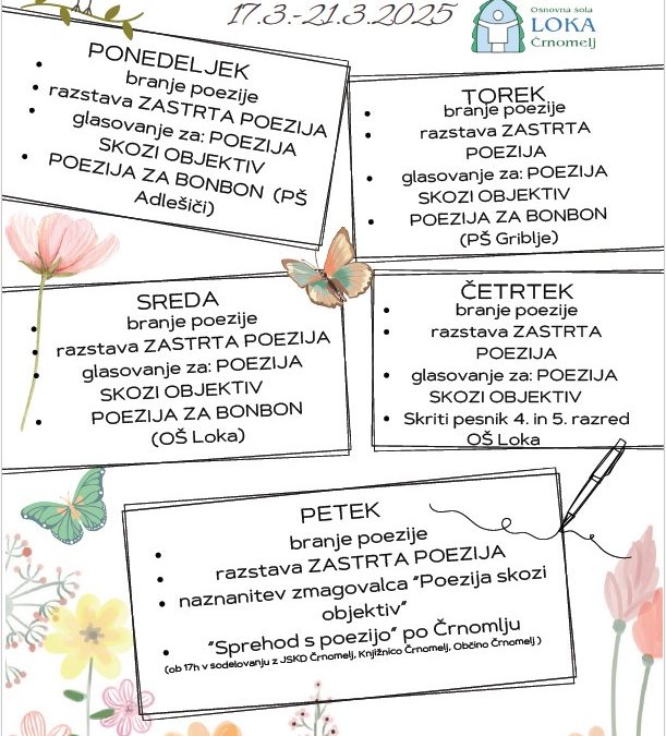 Teden poezije